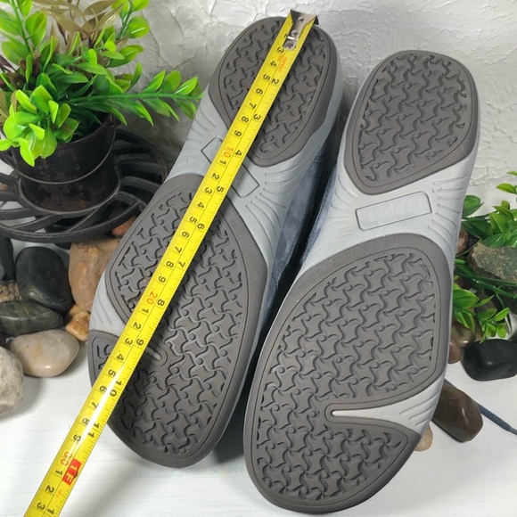 Propet Leila Rejuve Athletic Denim Suede Laced Workout Walking Shoe Size 11 - Picture 9 of 16